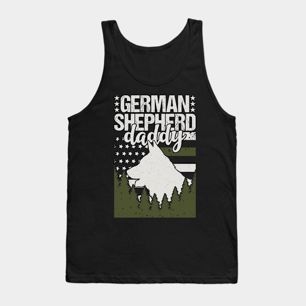 German Shepherd Daddy Tank Top by Tesszero